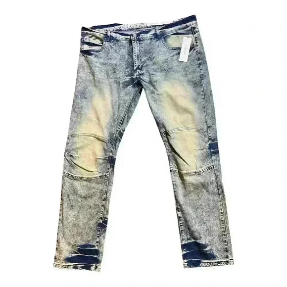 Reason Brand Light Wash Distressed Jeans - Picture 1 of 7
